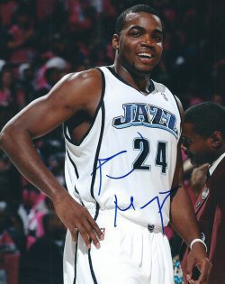 Autographed PAUL MILLSAP 8X10 Utah Jazz Photo