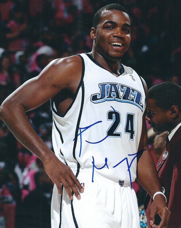 Autographed PAUL MILLSAP 8X10 Utah Jazz Photo
