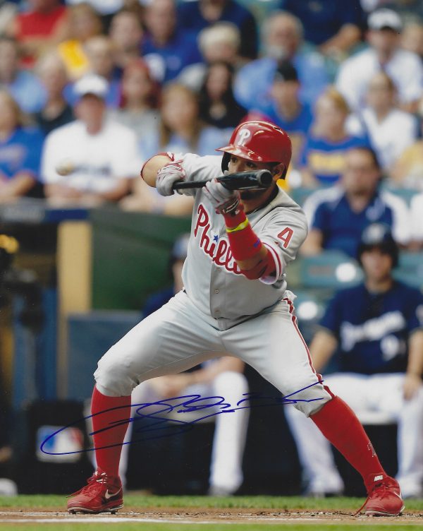 AUTOGRAPHED ANDRES BLANCO 8X10 Philadelphia Phillies Photo