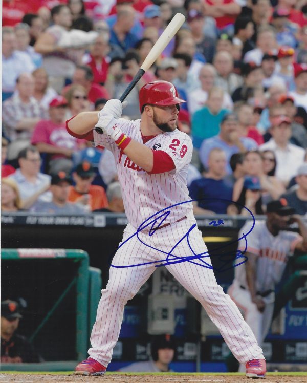 AUTOGRAPHED CAMERON RUPP 8X10 Philadelphia Phillies Photo