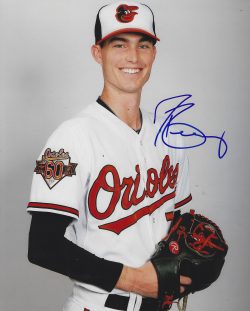 AUTOGRAPHED Tim Berry 8X10 Baltimore Orioles Photo