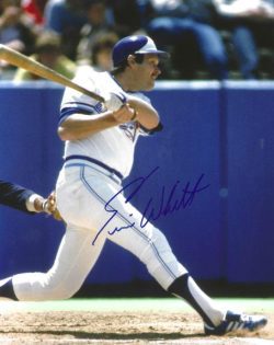 AUTOGRAPHED ERNIE WHITT 8X10 photo Toronto Blue Jays
