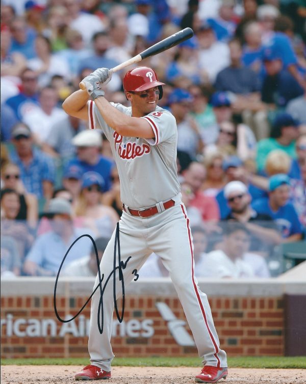 AUTOGRAPHED JEFF FRANCOEUR 8X10 Philadelphia Phillies Photo