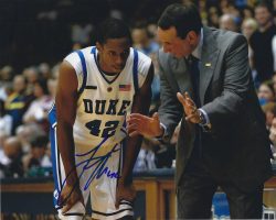 AUTOGRAPHED  LANCE THOMAS 8x10  photo Duke Blue Devils