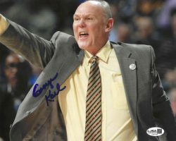AUTOGRAPHED  GEORGE KARL 8X10 Denver Nuggets Photo JSA