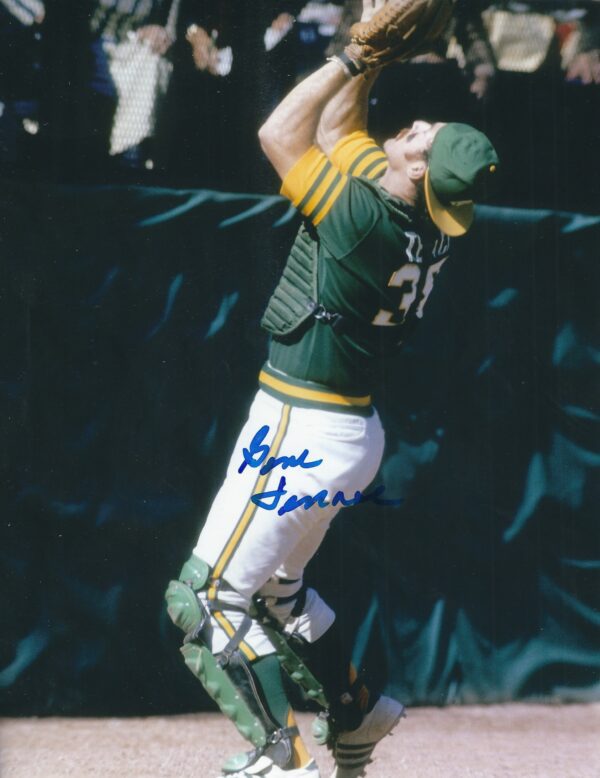 AUTOGRAPHED GENE TENACE 8X10 OAKLAND A's Photo