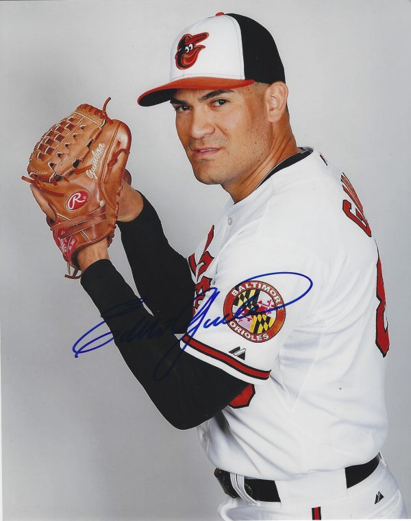AUTOGRAPHED EDDIE GAMBOA 8X10 Baltimore Orioles Photo