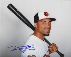 AUTOGRAPHED XAVIER PAUL 8X10 Baltimore Orioles Photo