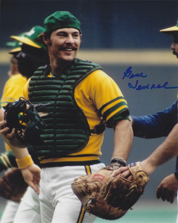 AUTOGRAPHED GENE TENACE 8X10 OAKLAND A's Photo