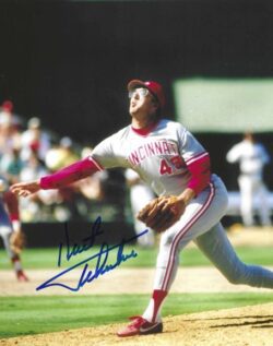 AUTOGRAPHED KENT TEKULVE 8X10 Cincinnati Reds Photo