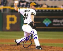 Autographed TONY WATSON 8X10 Pittsburgh Pirates Photo