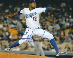 AUTOGRAPHED JUAN NICASIO 8x10 Los Angeles Dodgers photo