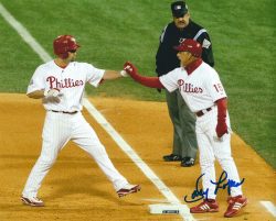 AUTOGRAPHED  DAVEY LOPES 8X10 Philadelphia Phillies Photo