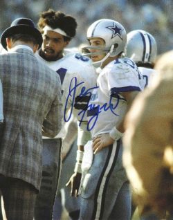 Autographed JEAN FUGETT 8x10 Dallas Cowboys Photo