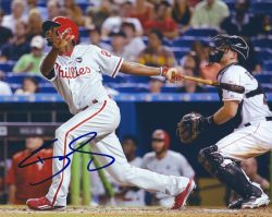 AUTOGRAPHED Darnell Sweeney  8X10 Philadelphia Phillies Photo