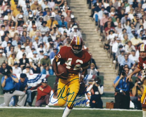 Autographed CHARLEY TAYLOR 8x10 Washington Redskins Photo