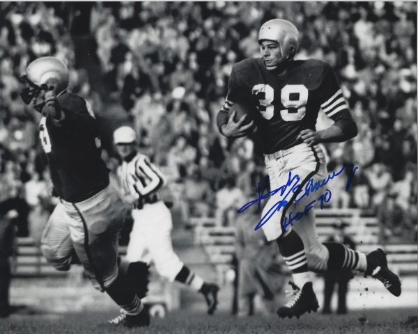 Autographed HUGH MCELHENNY 8X10 San Francisco 49'ers Photo