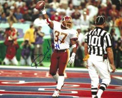 Autographed GERALD RIGGS 8x10 Washington Redskins Photo