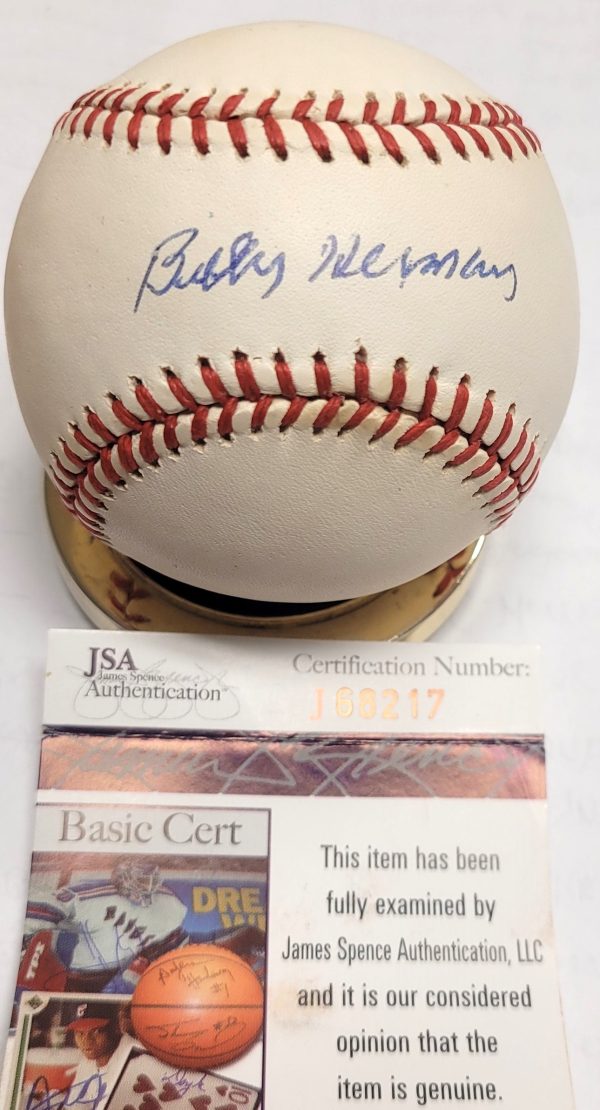 Billy Herman Autographed Official AmericanLeague Baseball - JSA