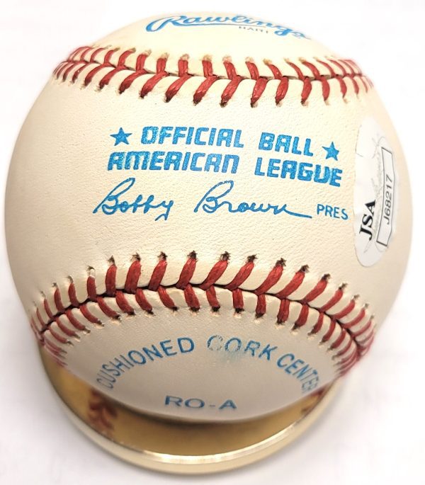 Billy Herman Autographed Official AmericanLeague Baseball - JSA - Image 2