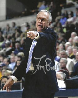 Autographed LARRY BROWN 8X10  photo