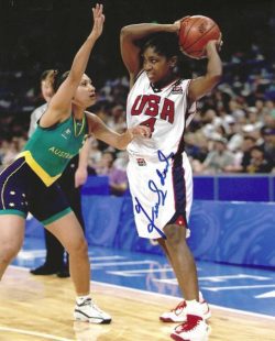 Autographed TERESA EDWARDS 8X10 USA photo