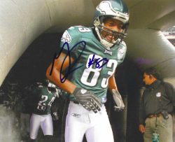 Autographed Greg Lewis 8X10 Philadelphia Eagles Photo