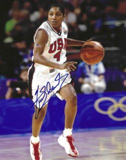 Autographed TERESA EDWARDS 8X10 USA photo