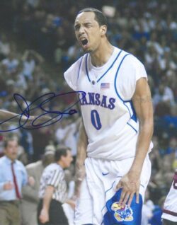Autographed DREW GOODEN Kansas Jayhawks 8x10 Photo