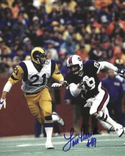 Autographed LOU PICCONE 8X10 Buffalo Bills Photo