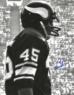 Autographed  ED SHAROCKMAN 8X10 Minnesota Vikings Photo