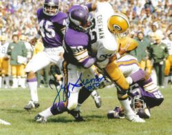 Autographed JEFF SIEMON 8X10 Minnesota Vikings Photo