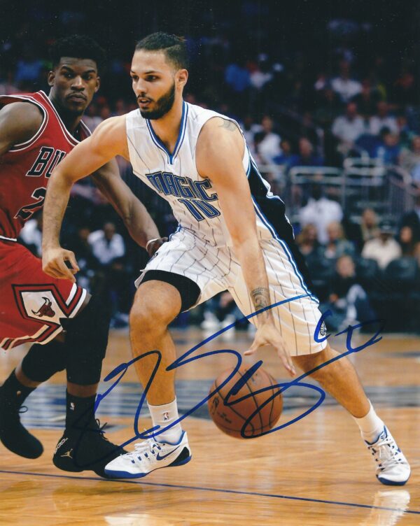 Autographed EVAN FOURNIER 8X10 Orlando Magic Photo