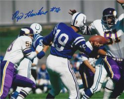 Autographed RIP HAWKINS  8X10 Minnesota Vikings Photo