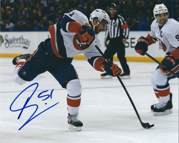 Autographed FRANS NIELSEN 8X10 New York Islanders Photo