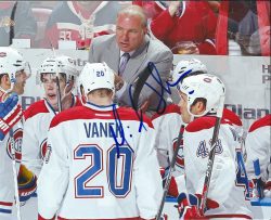 Autographed MICHEL THERRIEN 8X10 Montreal Canadiens Photo
