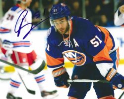 Autographed FRANS NIELSEN 8X10 New York Islanders Photo