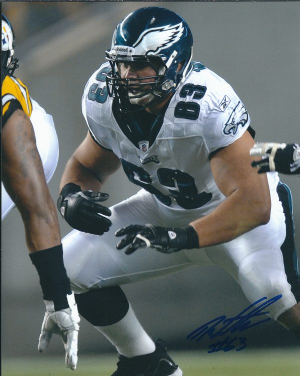 Autographed DANNY WATKINS 8X10 Philadelphia Eagles Photo
