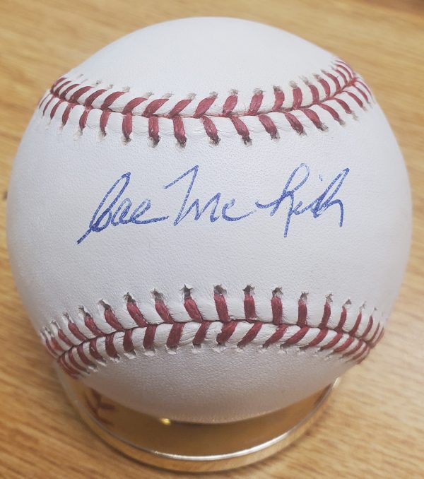 CAL MCLISH Autographed Official Major League Baseball