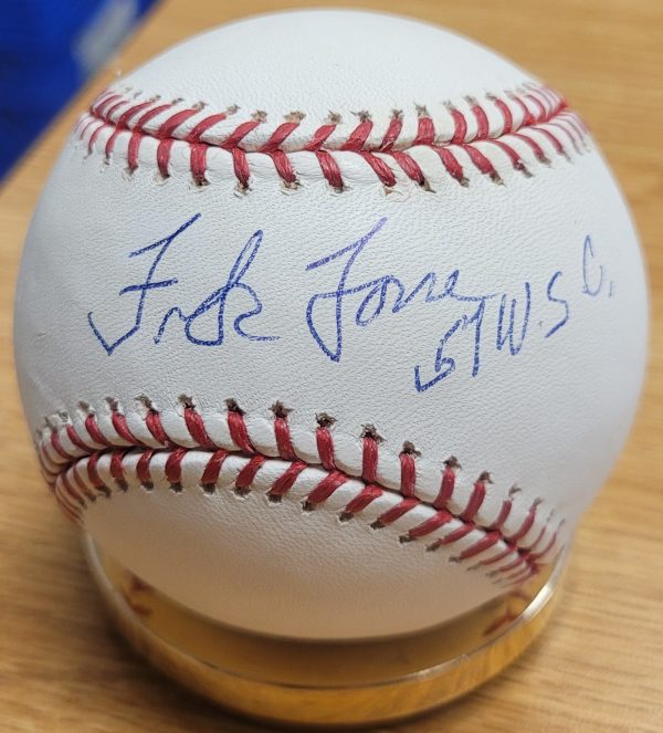 FRANK TORRE 57 WSC Autographed Official Major League Baseball
