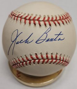 JACK BANTA Autographed Official National League Baseball