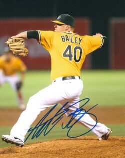 AUTOGRAPHED ANDREW BAILEY  8X10 Oakland A's Photo