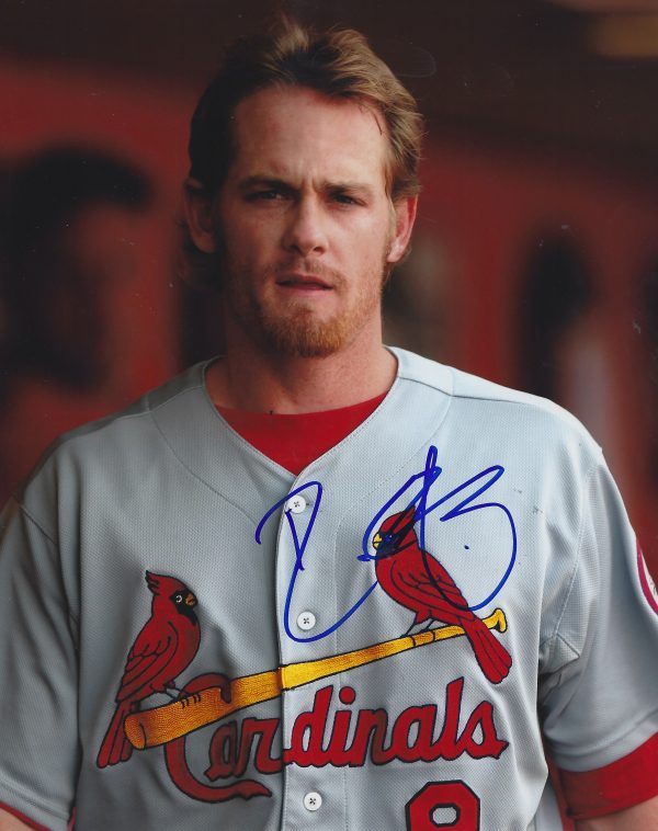 AUTOGRAPHED RYAN JACKSON 8X10 St. Louis Cardinals photo