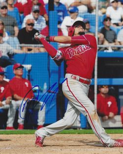 AUTOGRAPHED J.P. CRAWFORD  8X10 Philadelphia Phillies Photo