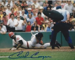 AUTOGRAPHED CECIL COOPER 8X10 Boston Red Sox photo