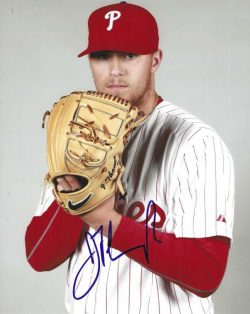 AUTOGRAPHED JAKE THOMPSON 8X10 Philadelphia Phillies Photo