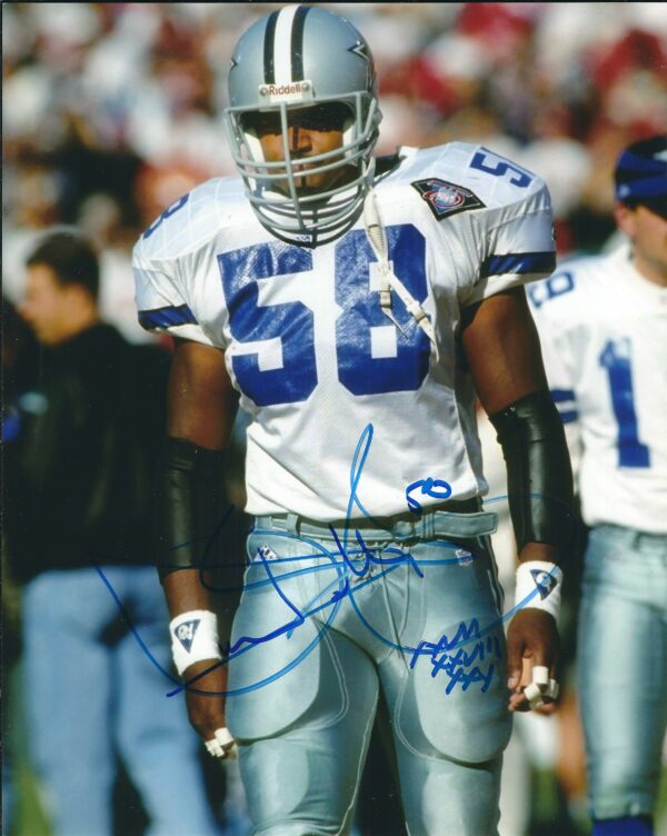 Autographed DIXON EDWARDS 8x10 Dallas Cowboys Photo