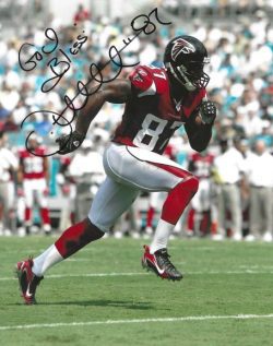 Autographed JOE HORN 8X10 Atlanta Falcons photo
