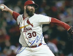 AUTOGRAPHED JASON MOTTE 8X10 St. Louis Cardinals photo