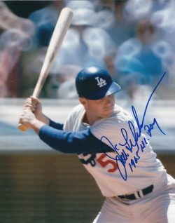 AUTOGRAPHED JIM LEFEBVRE 8x10 Los Angeles Dodgers photo